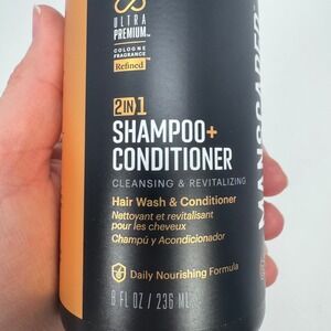 Manscaped Ultra Premium‎ 2in1 Shampoo Conditioner Refined Cologne 8oz